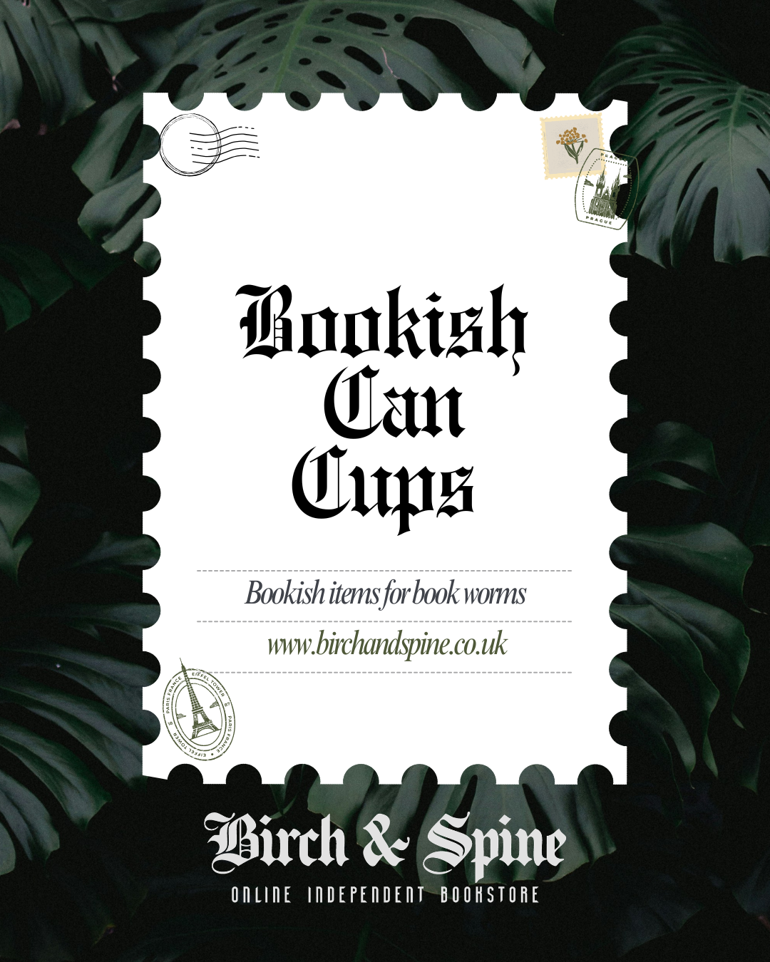 Bookish Can Cups