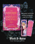 The Mirror of Infinite Endings by Stephanie Garber + Lenticular printed bookmark