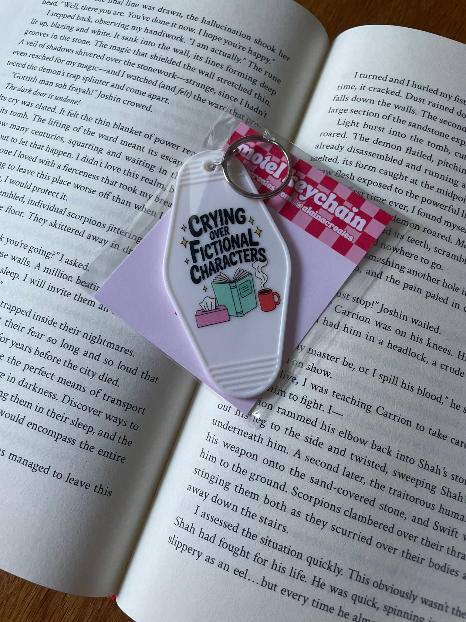 Hotel Keyrings - Crying