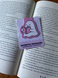 Magnetic Bookmark - Reading Ghost