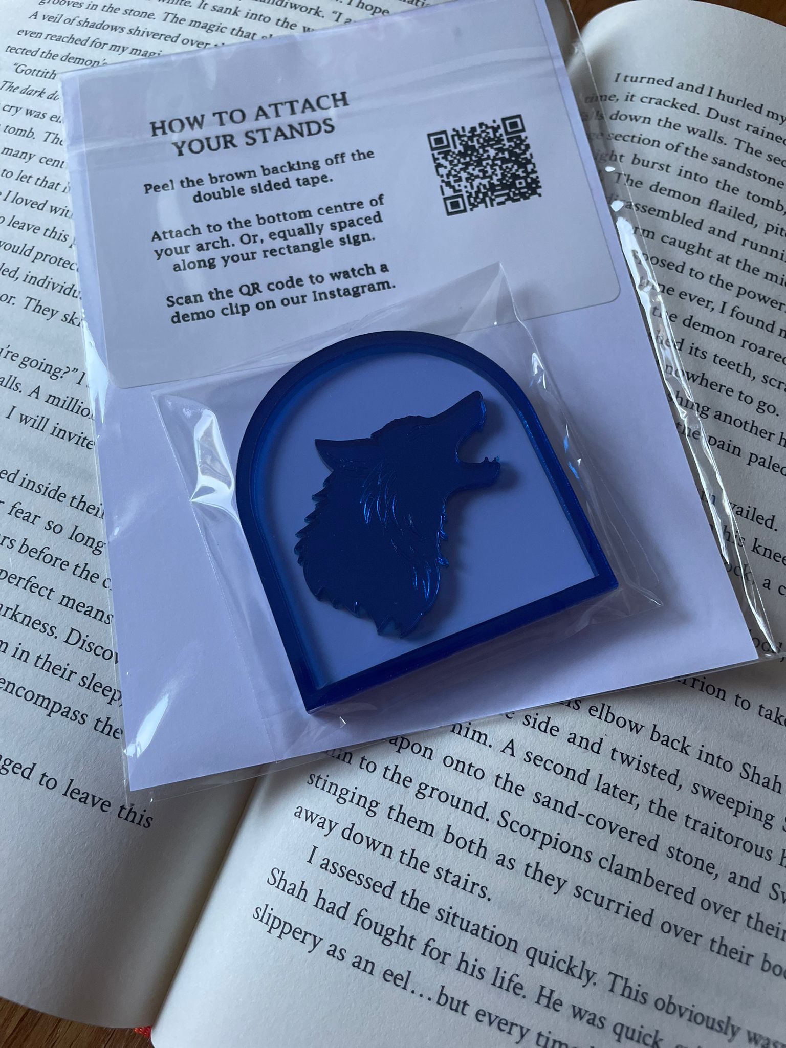 Wolf Mini Arch - Blue