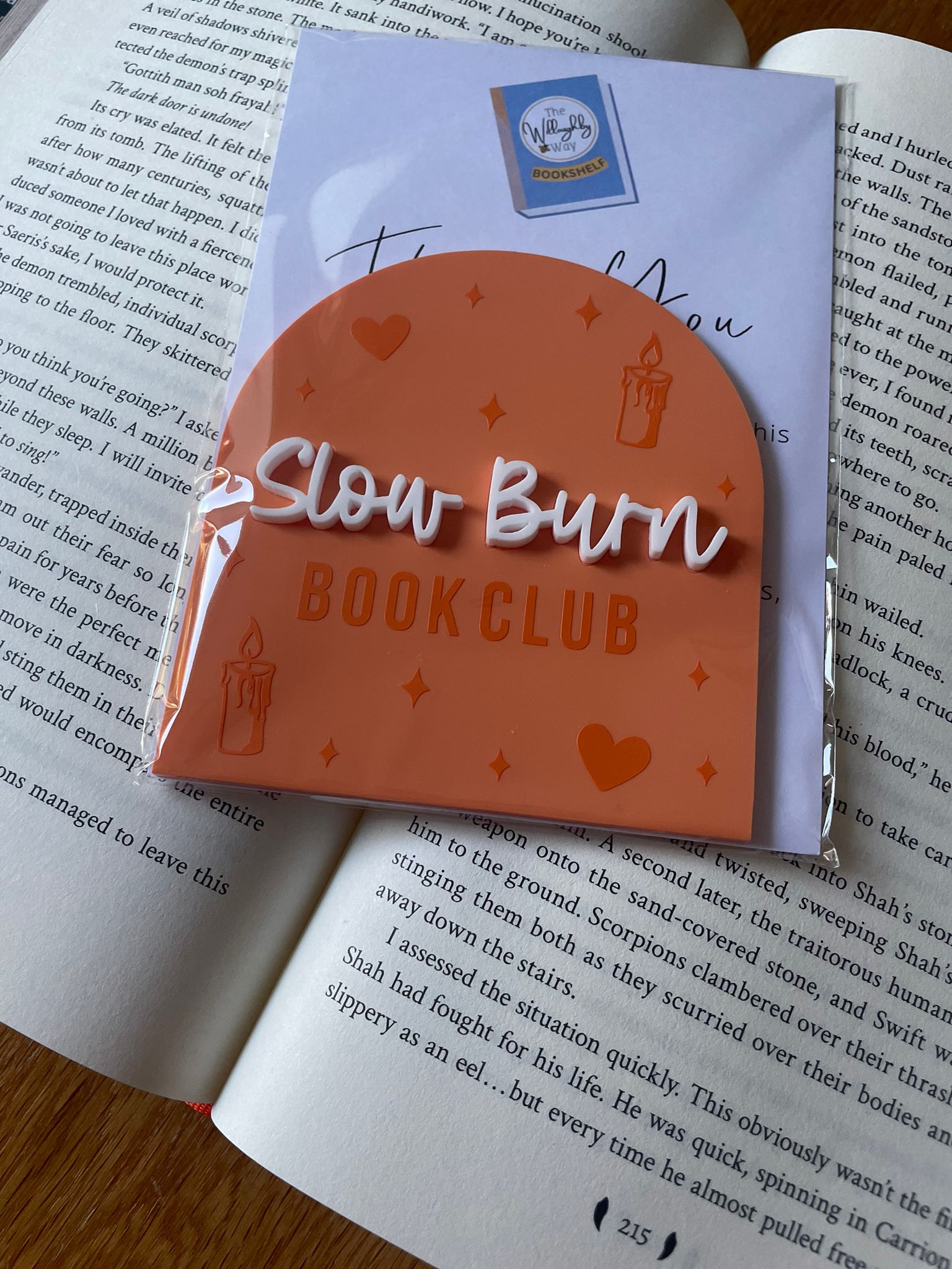 Slow Burn Romance Book Club Arch
